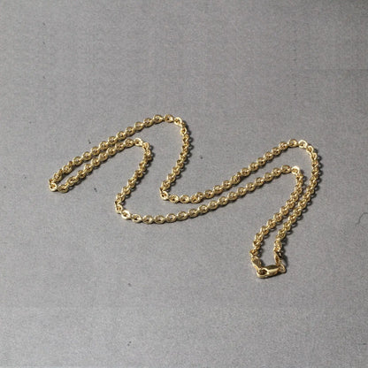 3.0mm 14k Yellow Gold Forsantina Lite Cable Link Chain 