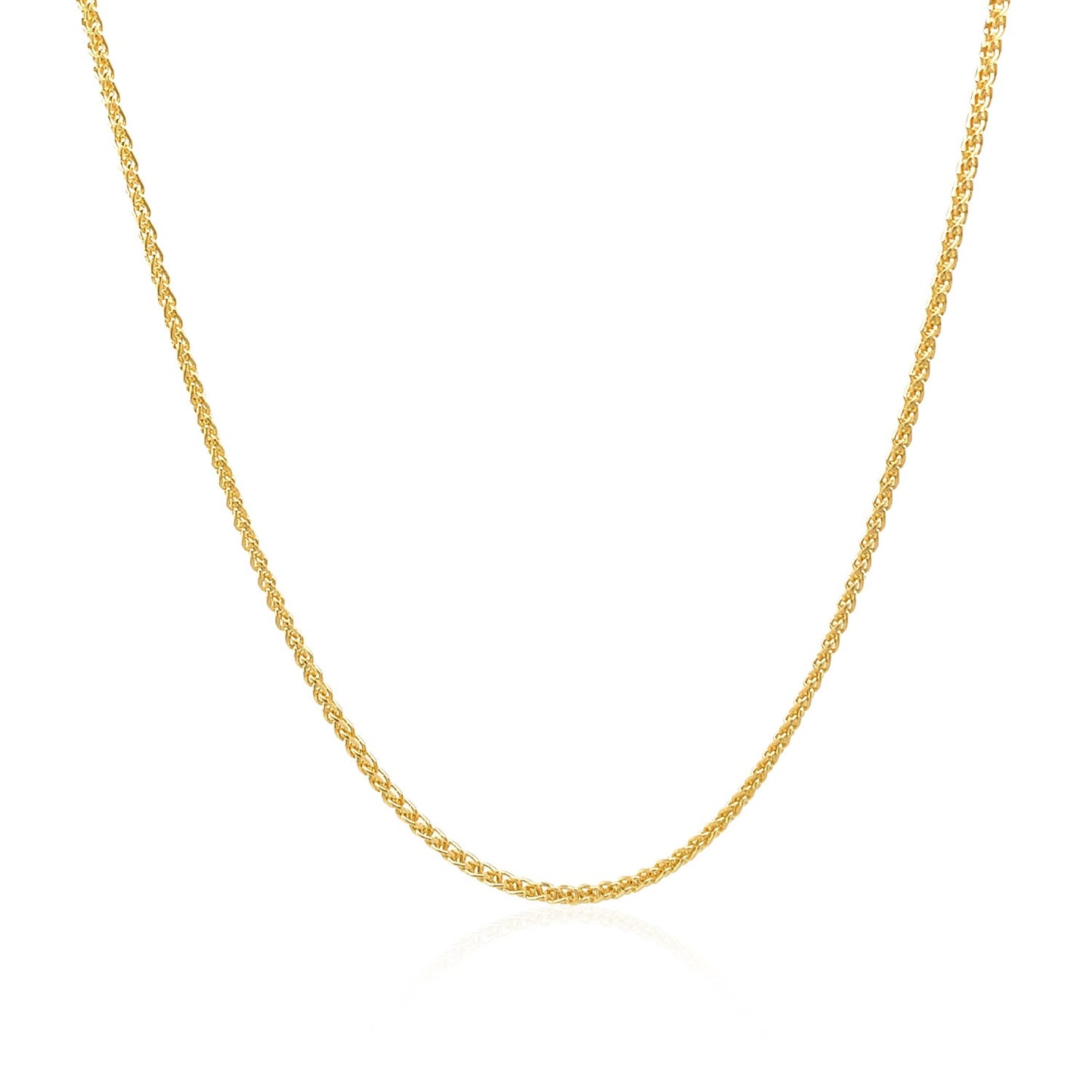 14k Yellow Gold Round Chain (1.2 mm) 