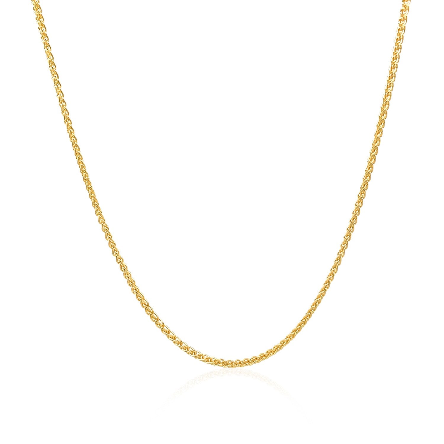 14k Yellow Gold Round Chain (1.2 mm) 