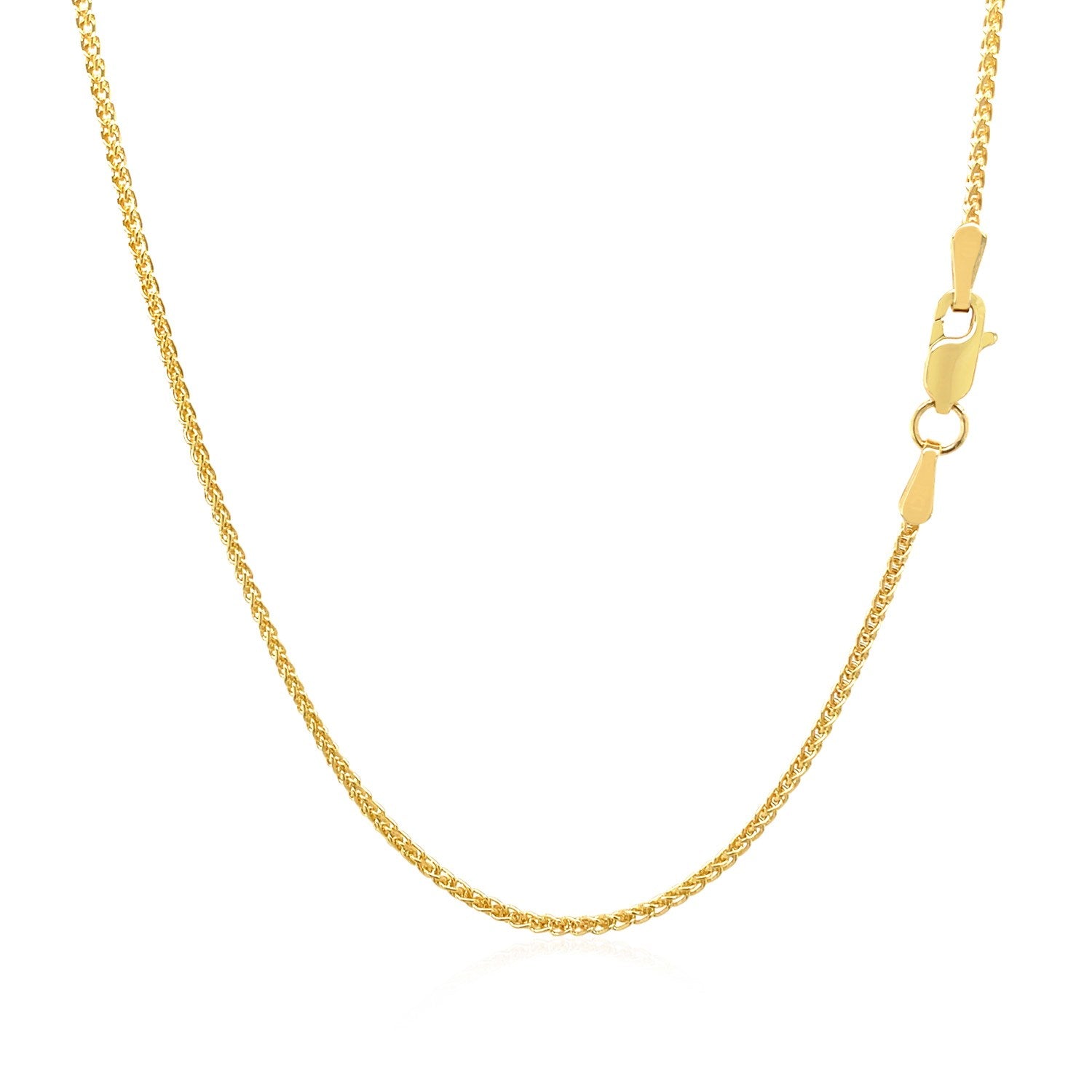 14k Yellow Gold Round Chain (1.2 mm) 