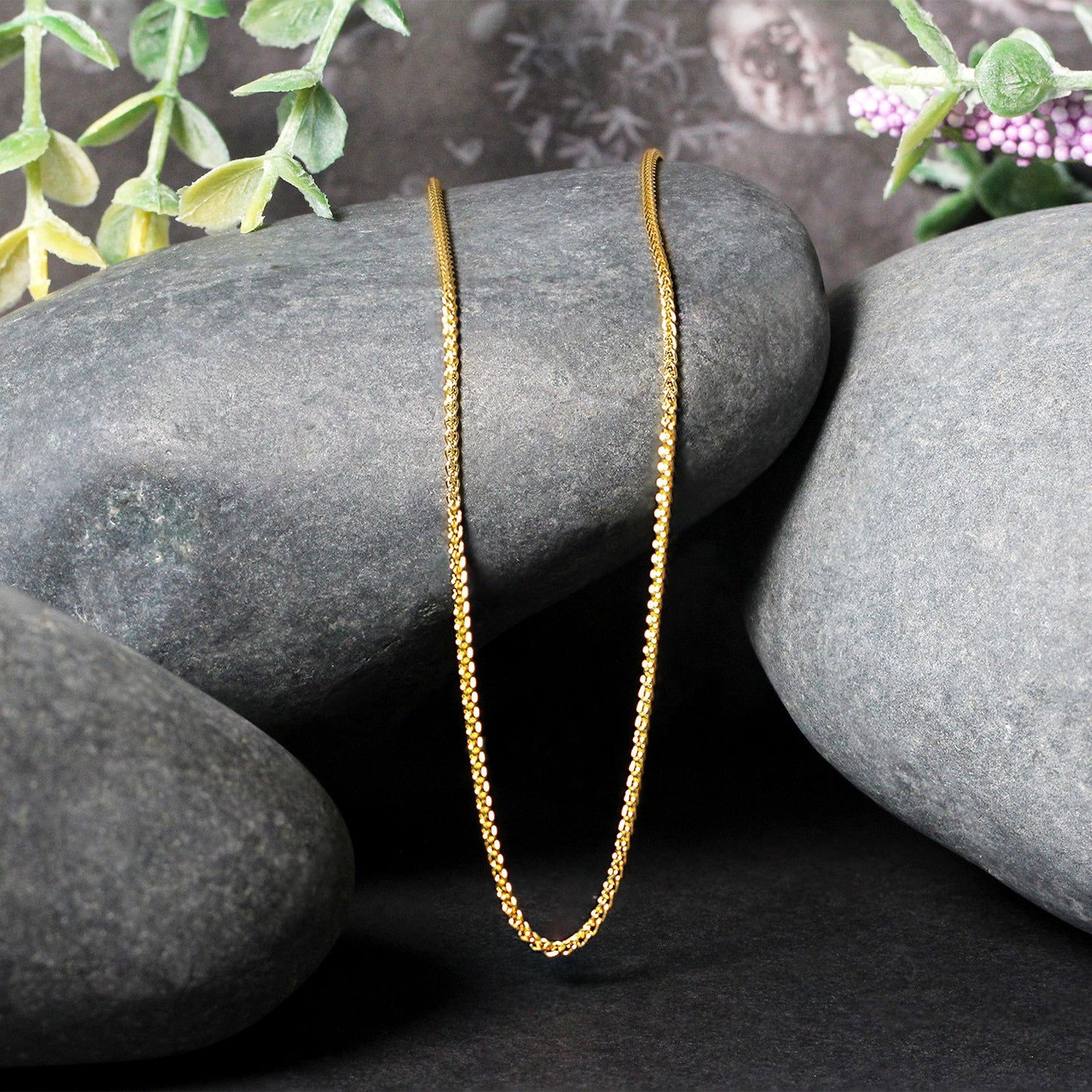 14k Yellow Gold Round Chain (1.2 mm) 