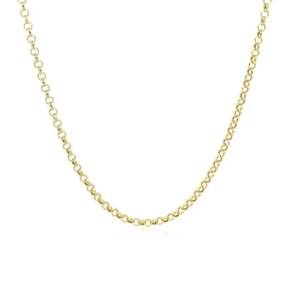 10k Yellow Gold Rolo Chain  (1.90 mm) 