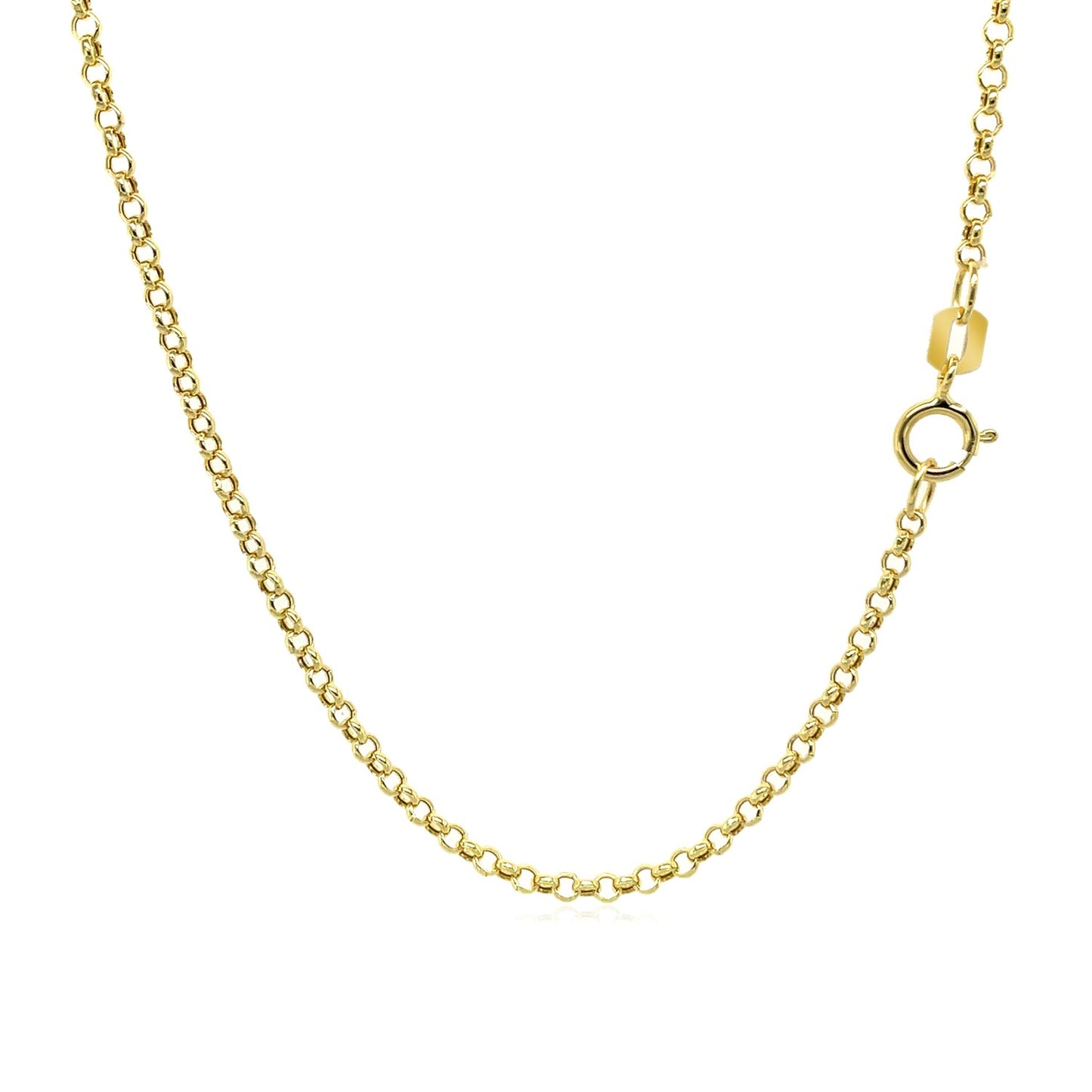 10k Yellow Gold Rolo Chain  (1.90 mm) 