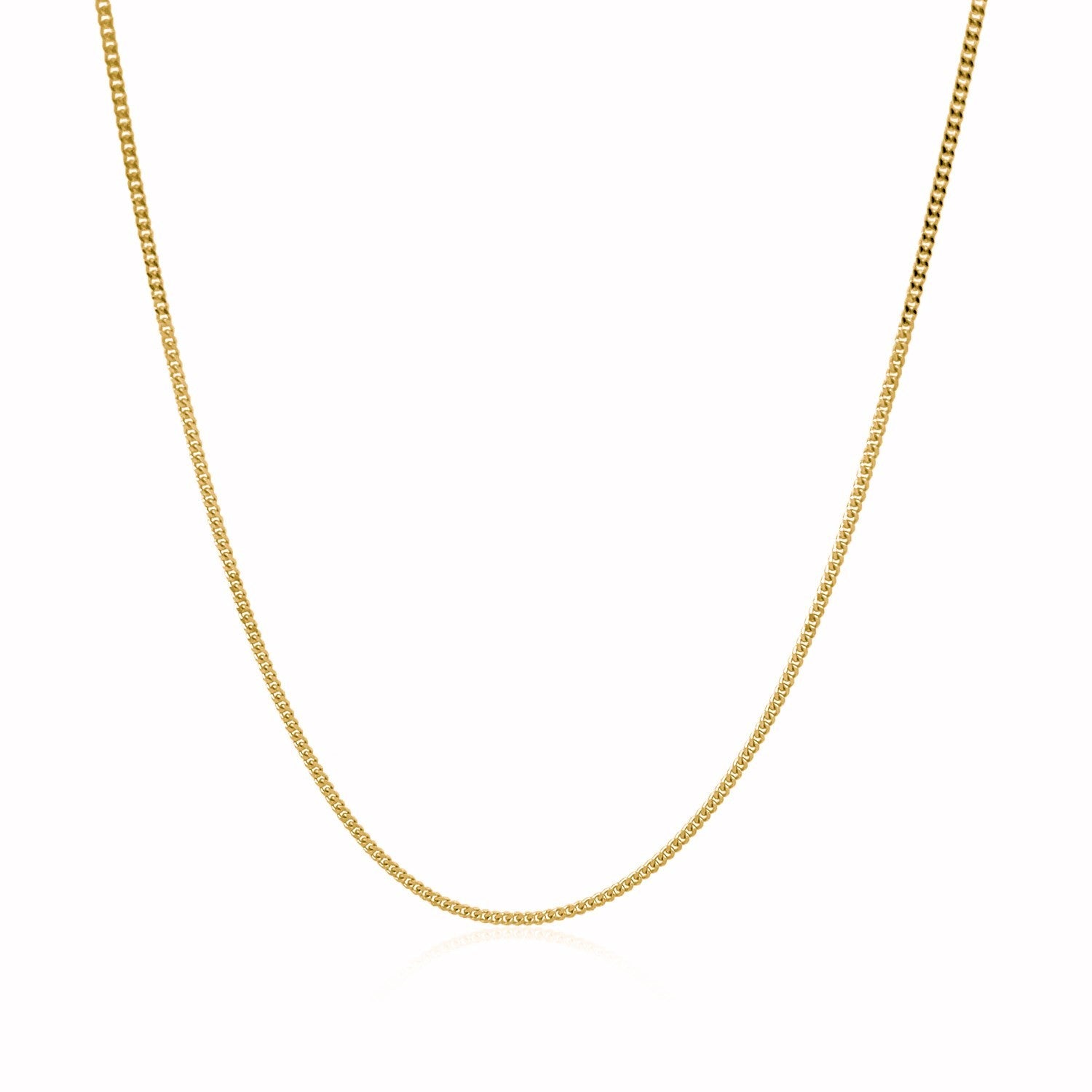 10k Yellow Gold Gourmette Chain (1.40 mm) 