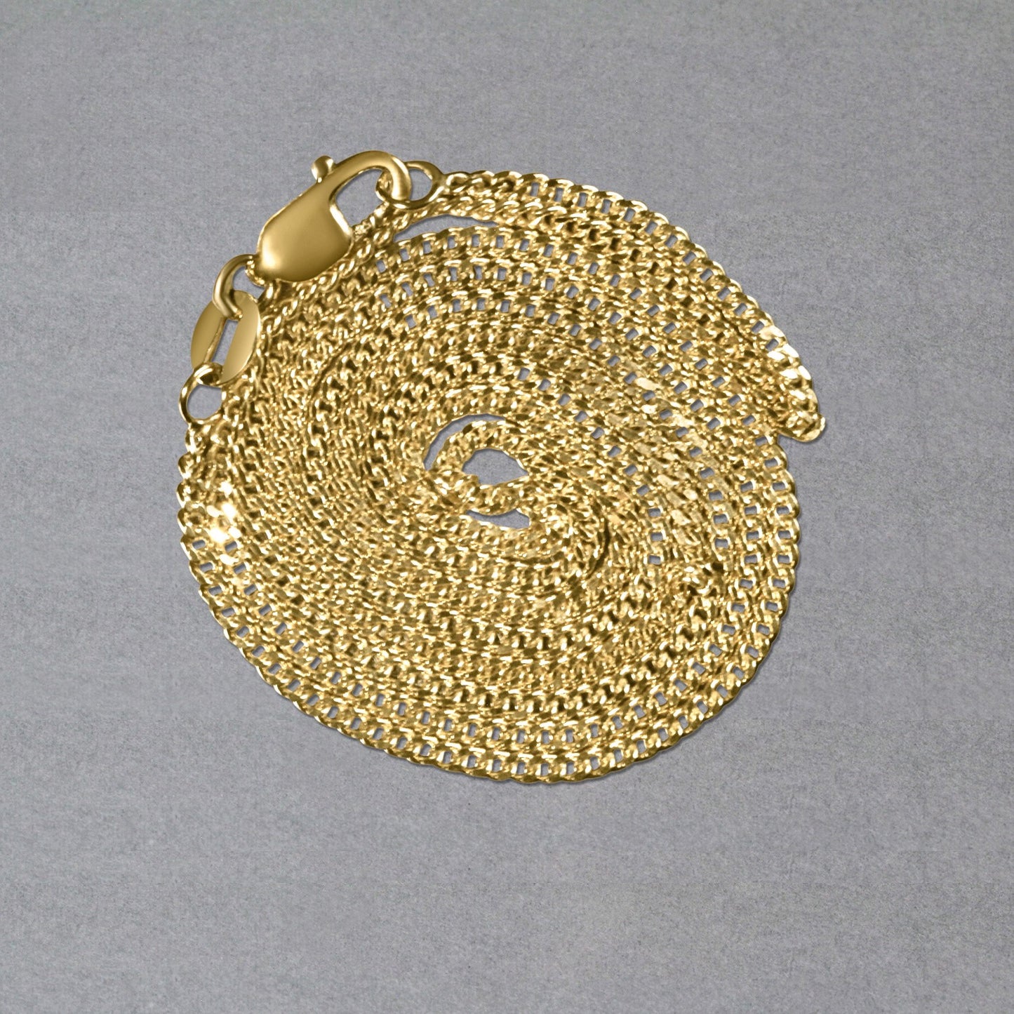 10k Yellow Gold Gourmette Chain (1.40 mm) 