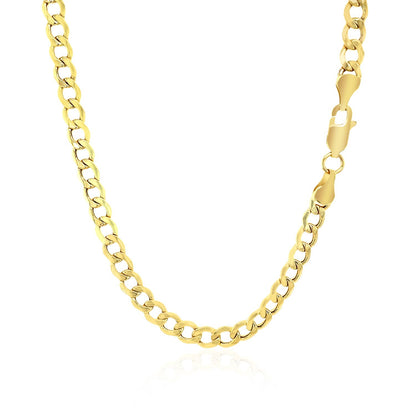 14k Yellow Gold Curb Chain (4.40 mm) 