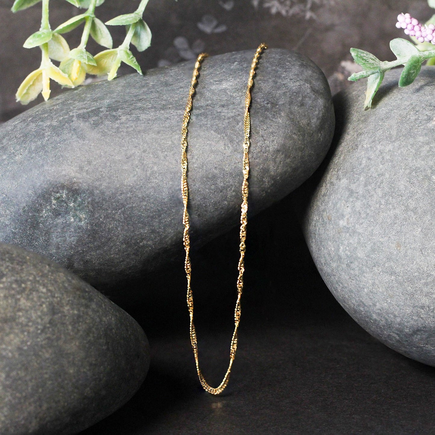 10k Yellow Gold Singapore Chain (1.50 mm) 