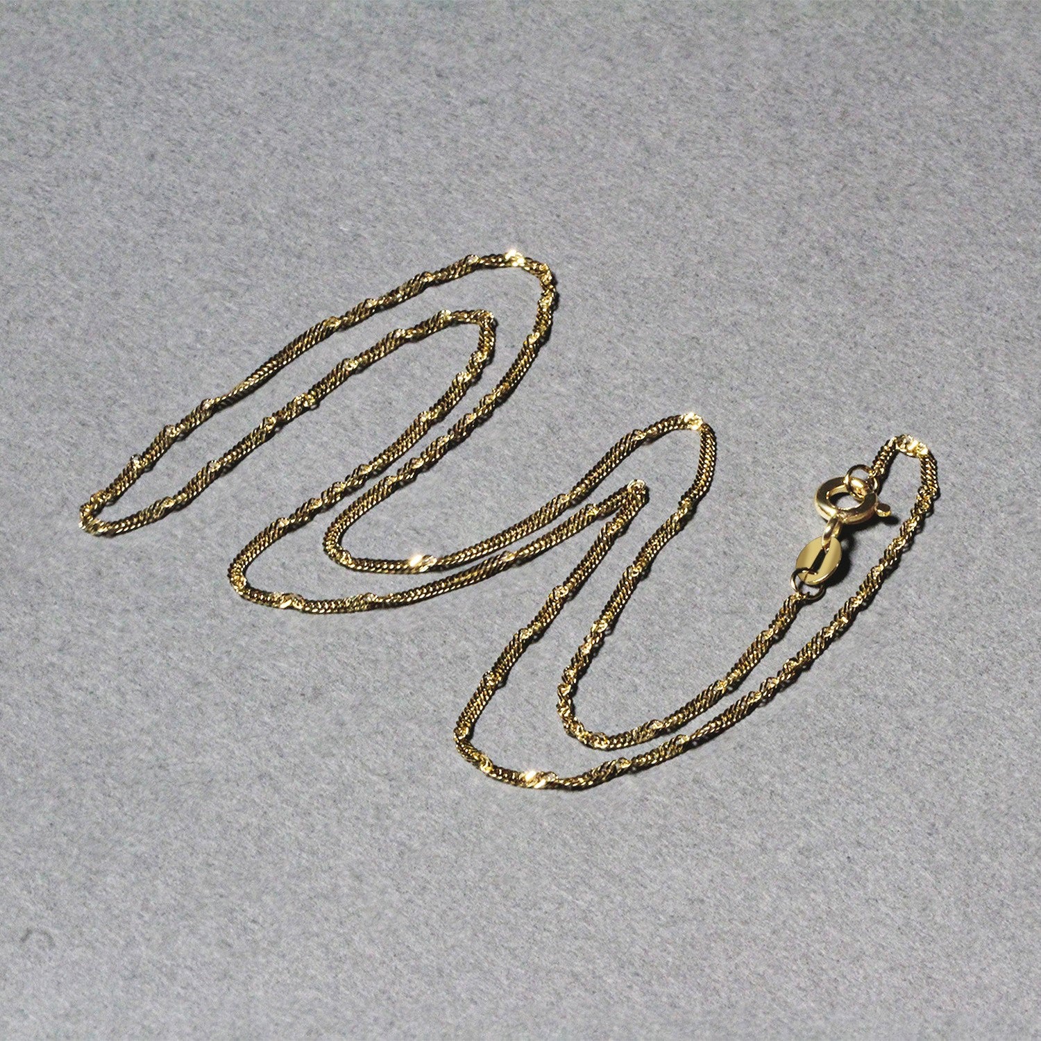 10k Yellow Gold Singapore Chain (1.50 mm) 