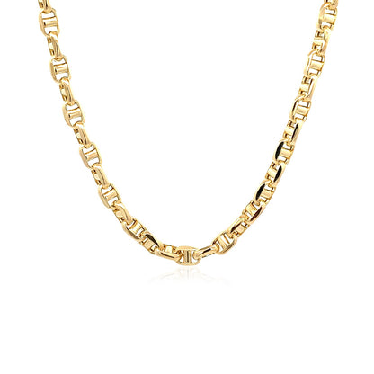 14k Yellow Gold Anchor Chain (4.50 mm) 