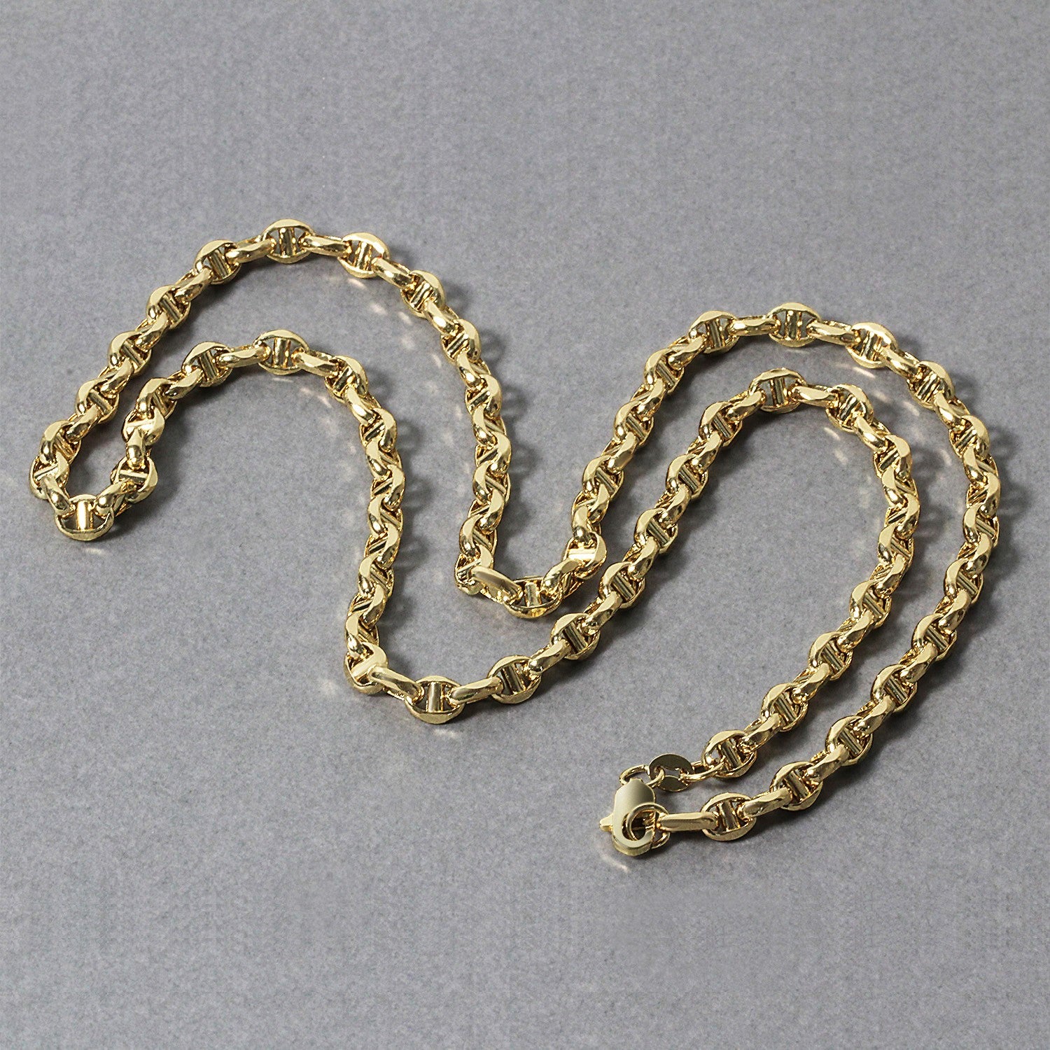 14k Yellow Gold Anchor Chain (4.50 mm) 