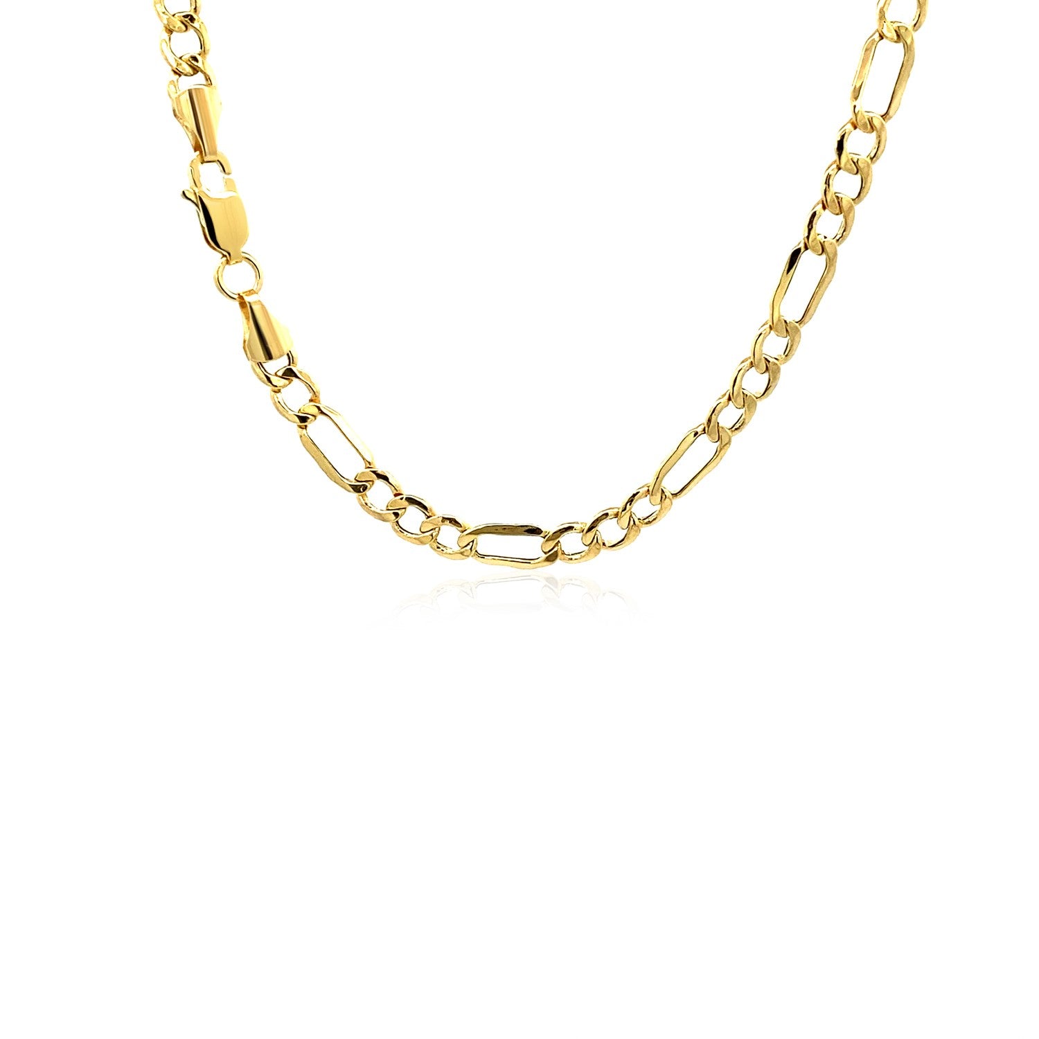 14k Yellow Gold Lite Figaro Chain (4.70 mm) 