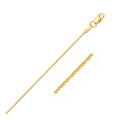 10k Yellow Gold Wheat Chain 1.0mm (1.00 mm) 