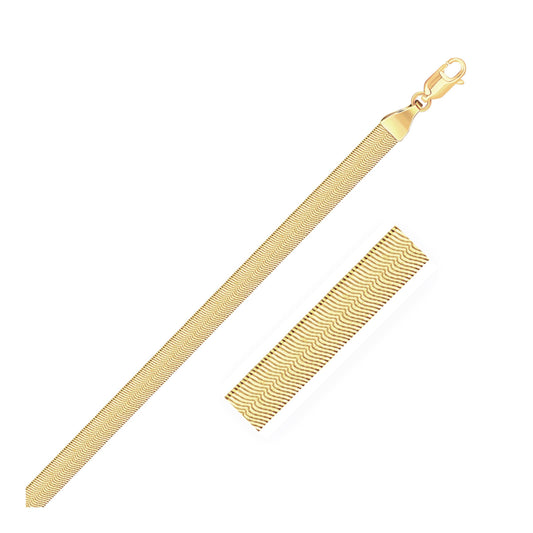 14k Yellow Gold Super Flex Herringbone Chain (3.80 mm) 