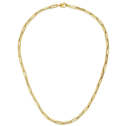 14K Yellow Gold Bold Paperclip Chain (4.20 mm) 