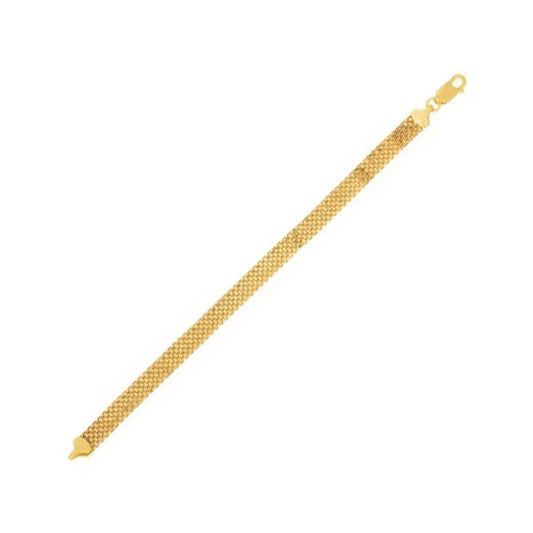 14k Yellow Gold Bismark Bracelet (7.00 mm) 