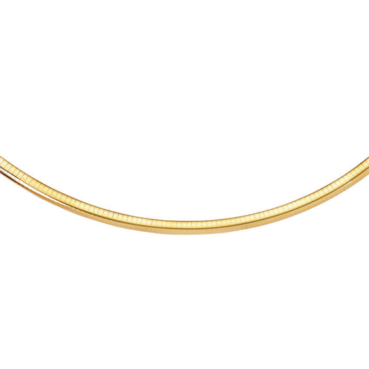 14k Yellow Gold Classic Omega Bracelet (6.00 mm) 