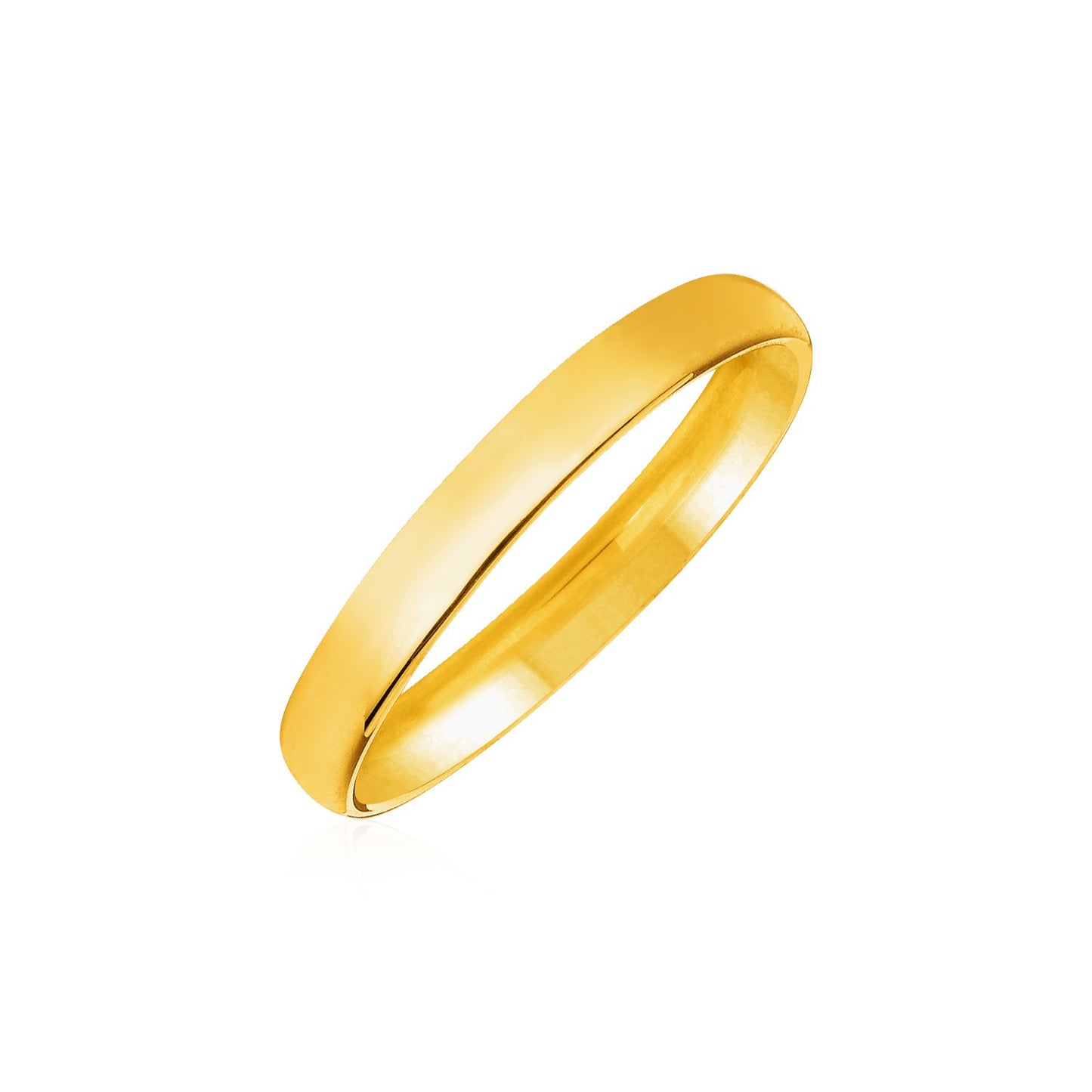 14k Yellow Gold Comfort Fit Wedding Band(5.00 mm) 