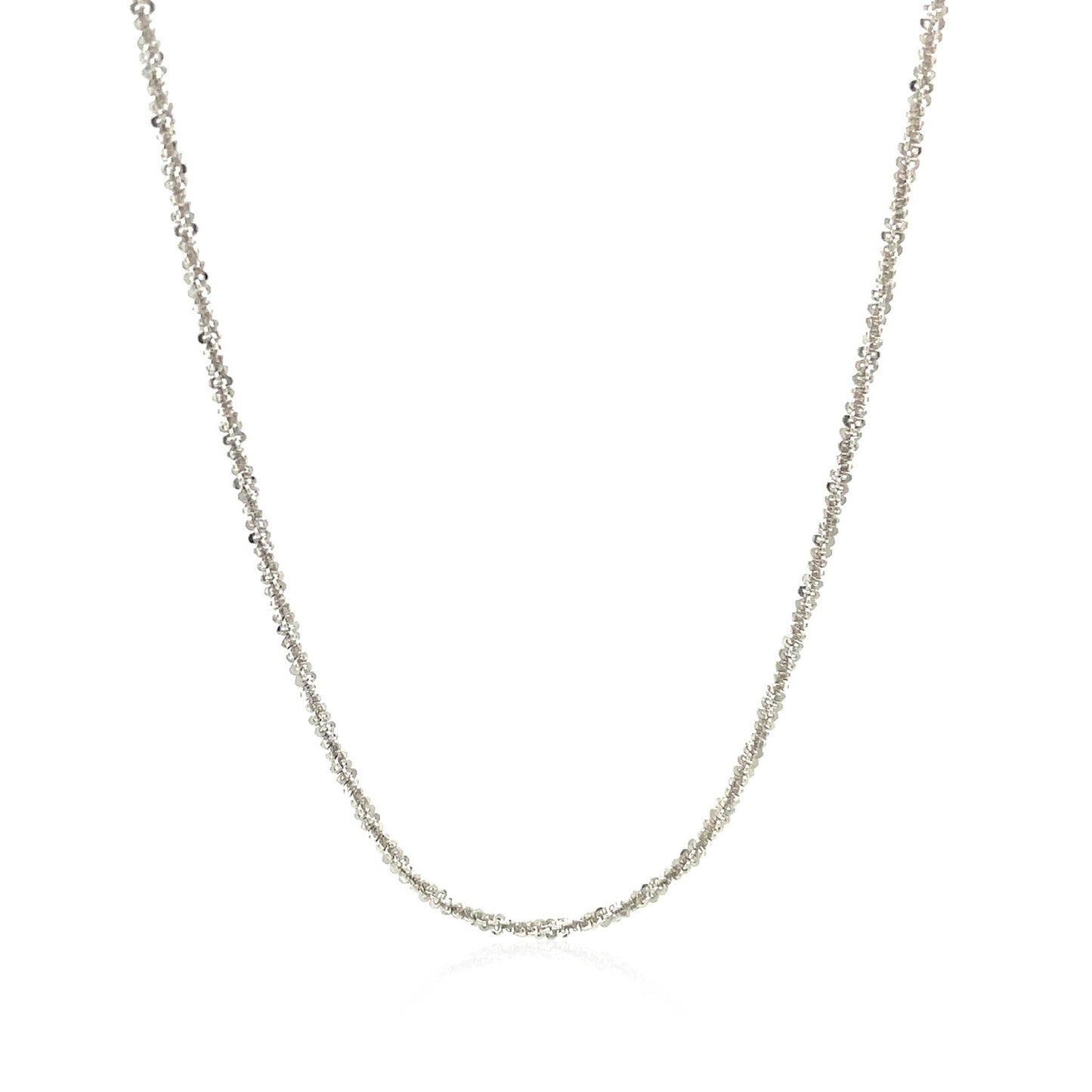 Sterling Silver 1.5mm Adjustable Sparkle Chain (1.50 mm) 