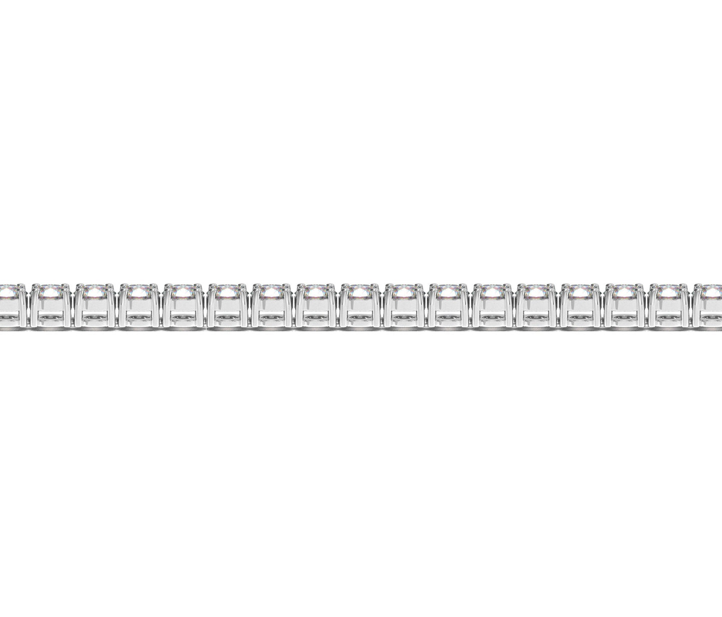 Lab Grown Round Diamond Tennis Bracelet in 14k White Gold (6 cctw F/G  VS2/SI1) 