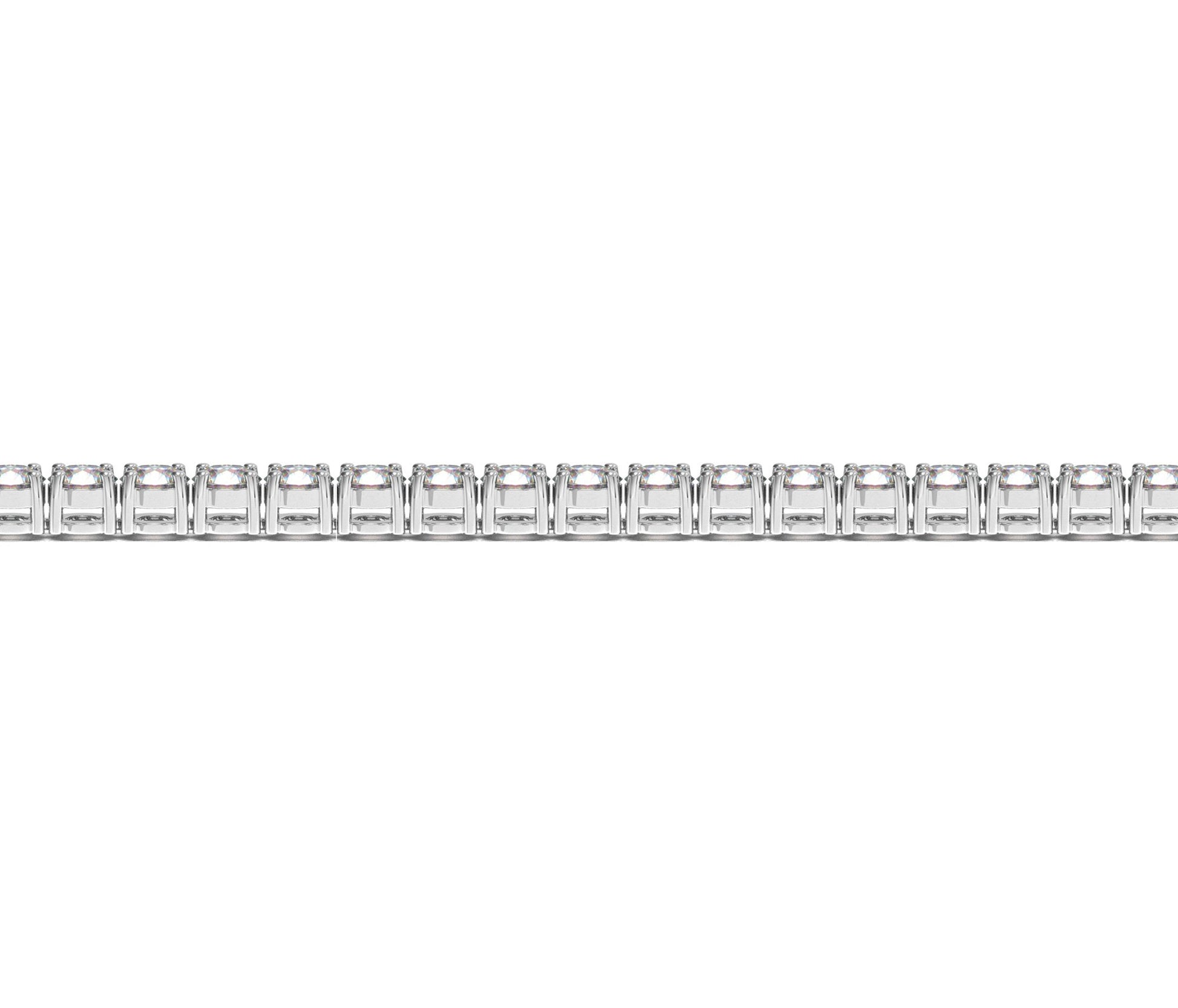 Lab Grown Round Diamond Tennis Bracelet in 14k White Gold (6 cctw F/G  VS2/SI1) 