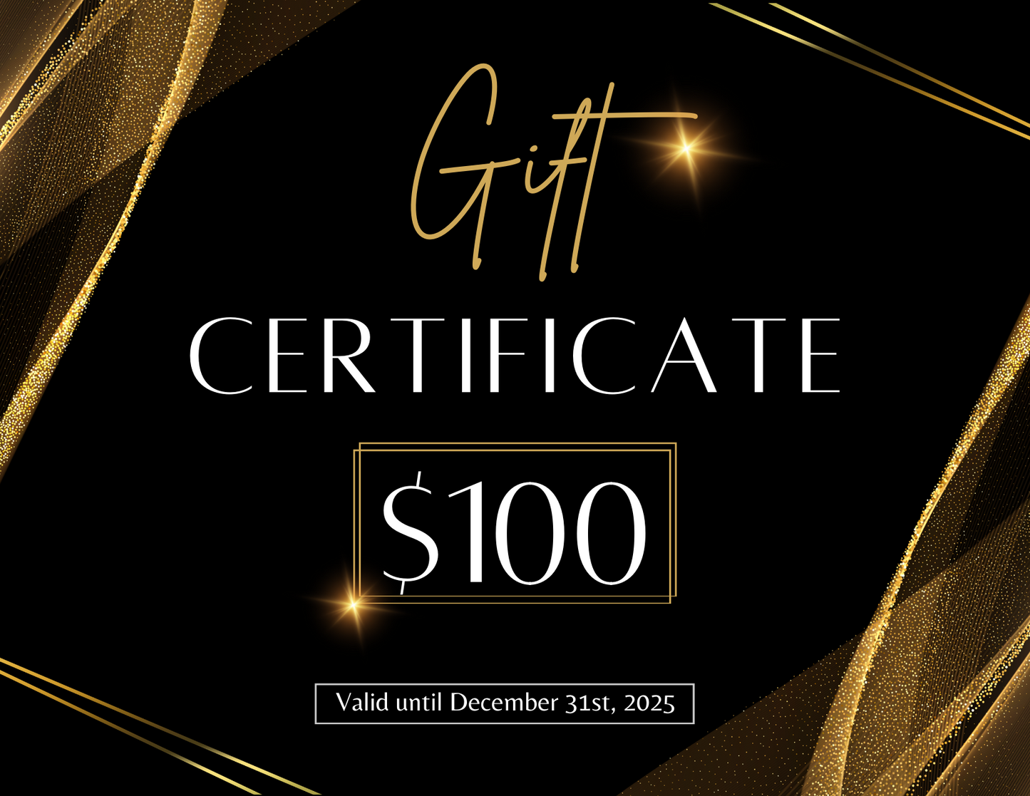 GOLDISSEYA Gift Certificate 