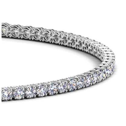 Lab Grown Round Diamond Tennis Bracelet in 14k White Gold (2 cctw F/G  VS2/SI1) 