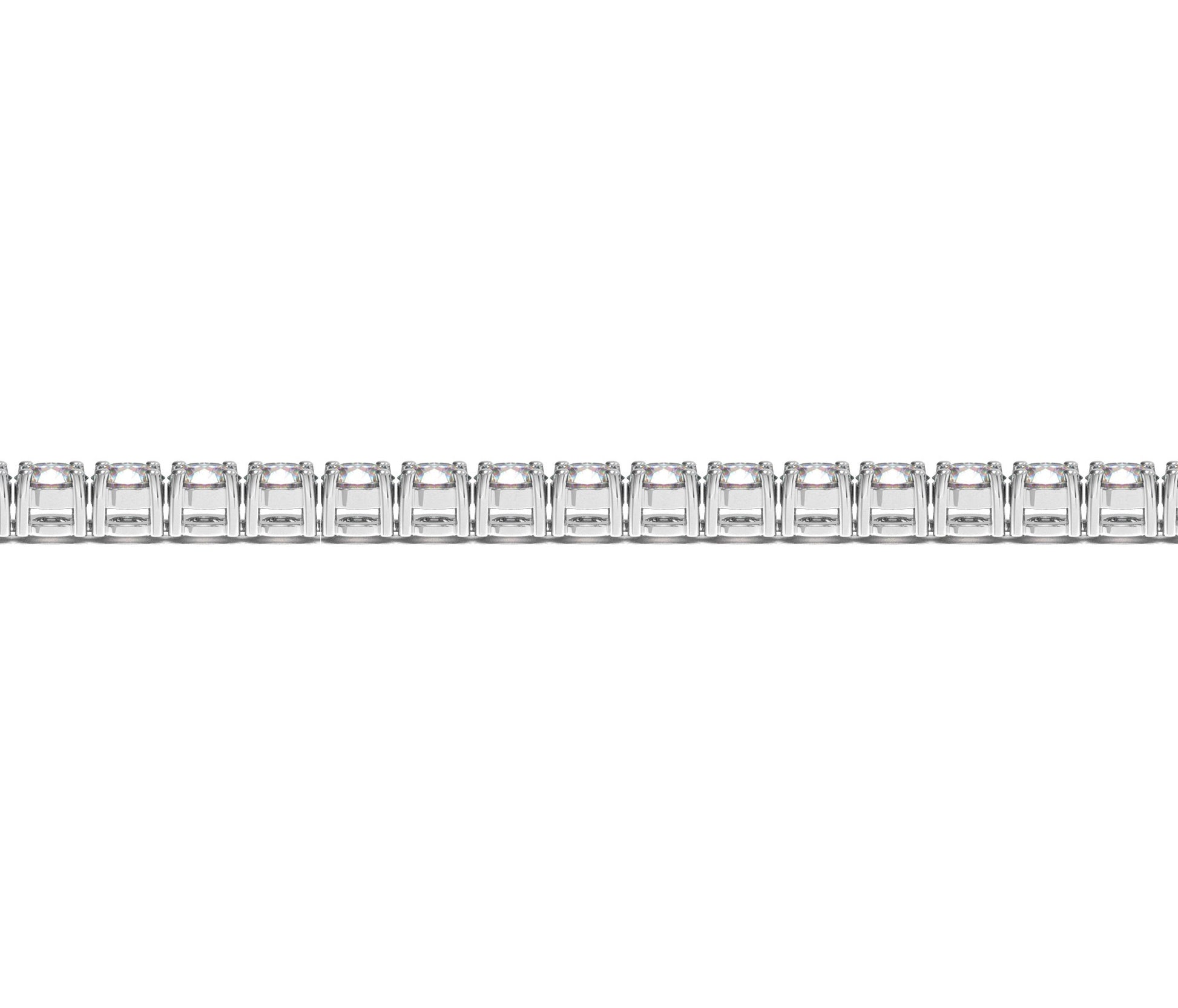 Lab Grown Round Diamond Tennis Bracelet in 14k White Gold (10 cctw F/G  VS2/SI1) 