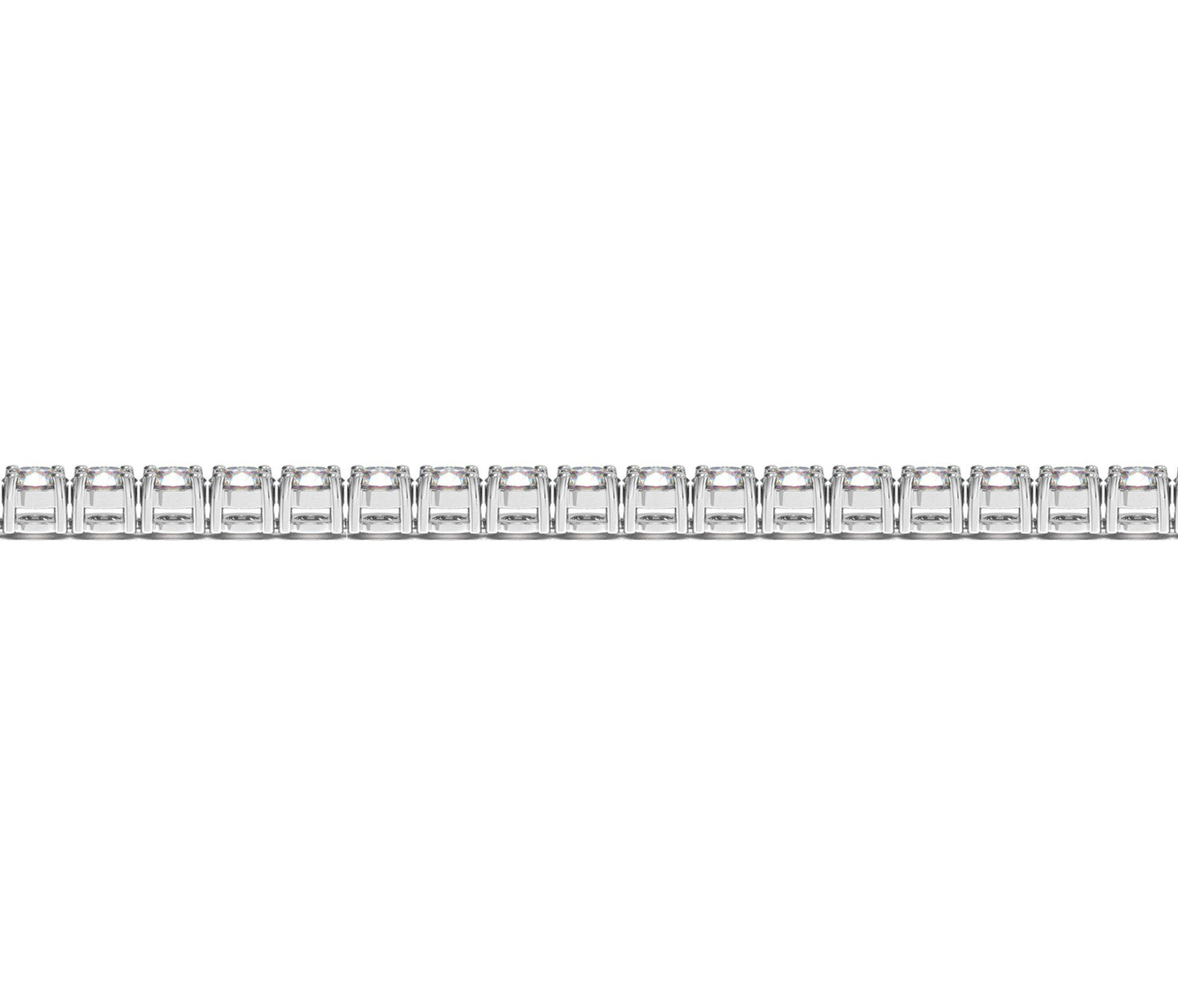 Lab Grown Round Diamond Tennis Bracelet in 14k White Gold (7 cctw F/G  VS2/SI1) 