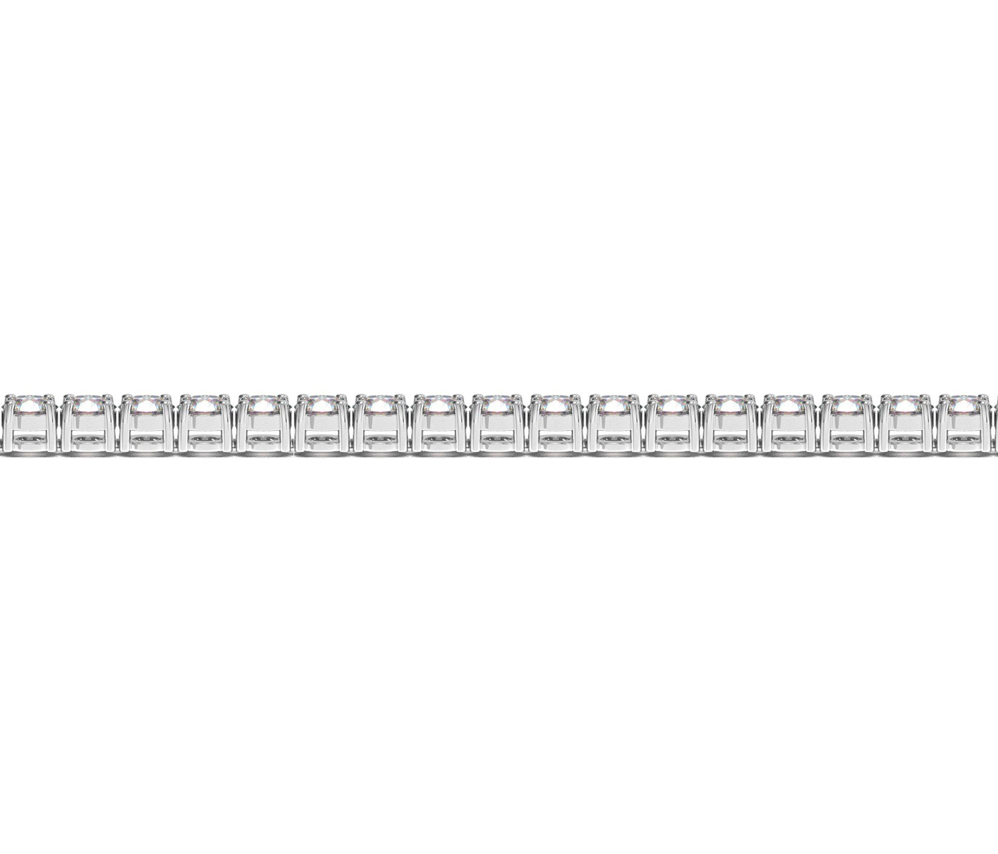 Lab Grown Round Diamond Tennis Bracelet in 14k White Gold (7 cctw F/G  VS2/SI1) 