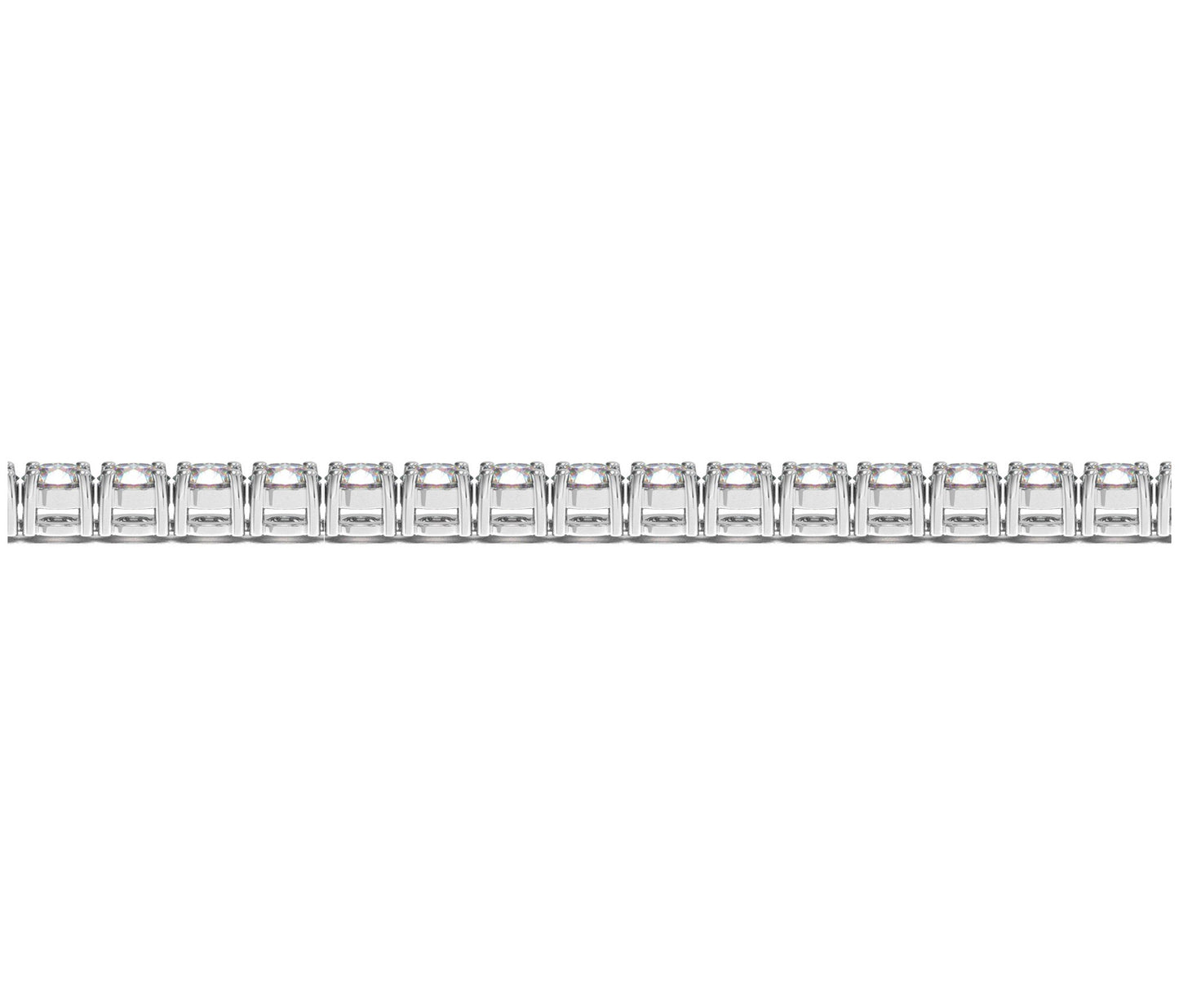 Lab Grown Round Diamond Tennis Bracelet in 14k White Gold (8 cctw F/G  VS2/SI1) 