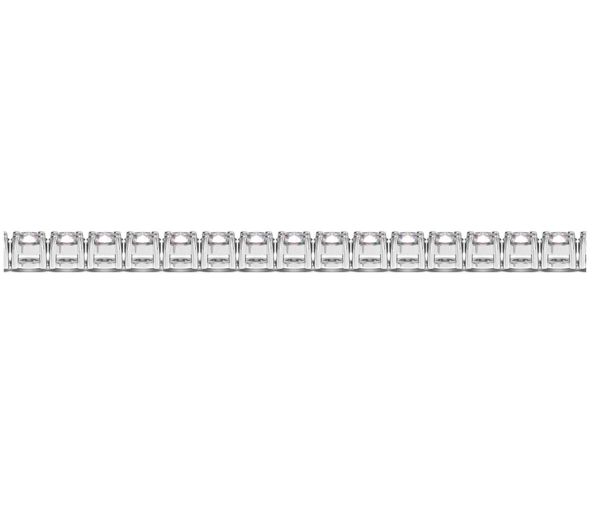 Lab Grown Round Diamond Tennis Bracelet in 14k White Gold (8 cctw F/G  VS2/SI1) 