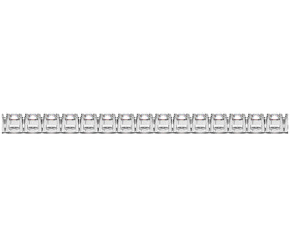 Lab Grown Round Diamond Tennis Bracelet in 14k White Gold (8 cctw F/G  VS2/SI1) 